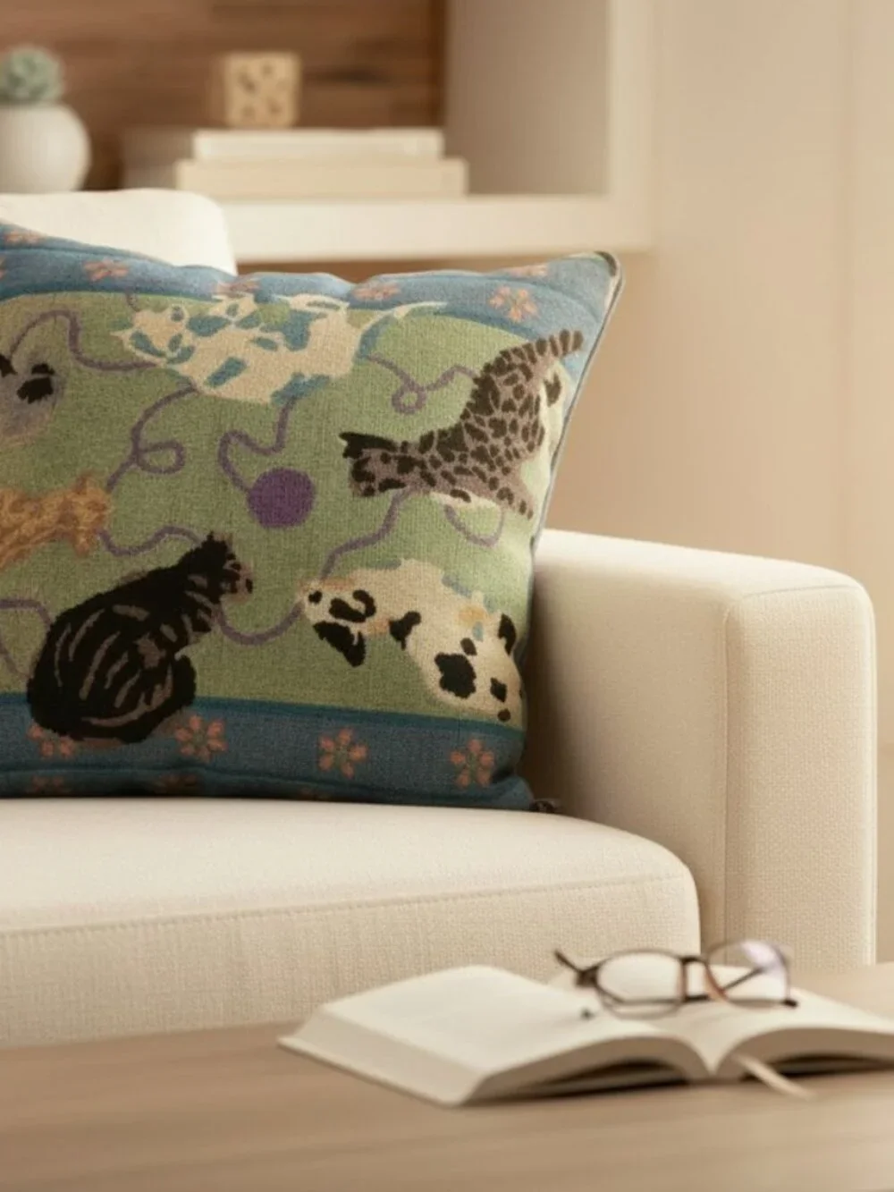 Hand Crafted cat yarn